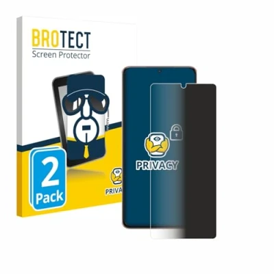 Abbildung von BROTECT (2 Stück Anti Spy Blickschutzfolie für Samsung Galaxy S21 Ultra 5G Privacy Screen Protector [Displayschutz, Sichtschutz, Blaulichtfilter]
