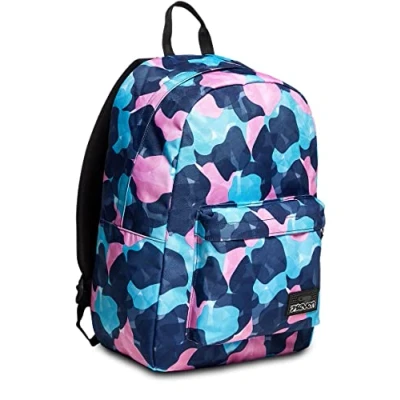 Abbildung von RUCKSACK ISCHOOLPACK SEVEN Geräumige Schultasche für Teenager, Mädchen und Jungen, mit Laptopfach &amp; USB Anschluss, italienisches Designblau,inkl. Powerbank
