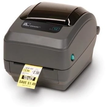Abbildung von Zebra GK420t Wärme direkt/Wärmeübertragung 203 x 203dpi Etikettendrucker (CD) (Generalüberholt)
