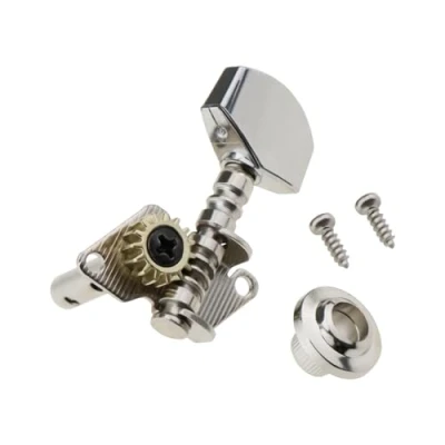 Abbildung von OTOTEC 4 Stück Ukulele Stimmwirbel Klassischer Stil Maschinenkopf DIY Teile für Gitarre Wartung Stimmsaiten mit Befestigungsschrauben 2L2R