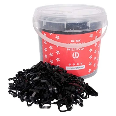 Abbildung von Imperial Riding Einflechtgummis Profi Box 400g Schwarz