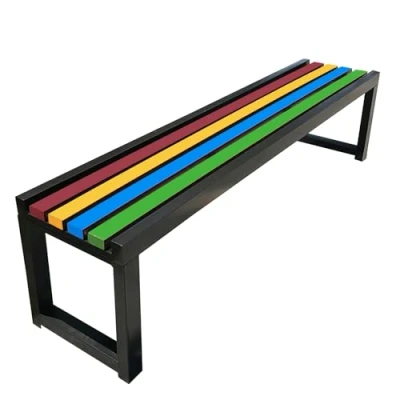 Abbildung von uofgcru Gartenbank Ohne Lehne, Gartenbänke Wetterfest,Gartenbank Modern, Armlehne, für Garten, Veranda, Terrasse, Park Color（100x40x45cm）
