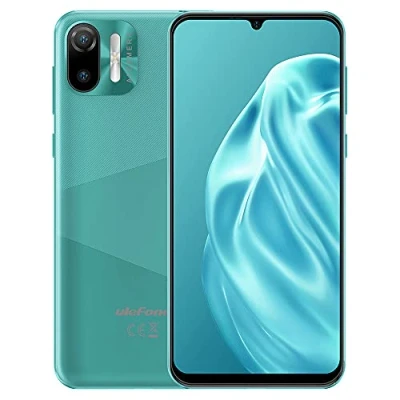 Abbildung von Ulefone 3G Smartphone ohne Vertrag, Note 6, 8,5mm Ultra Dünn DUAL SIM Handy, 6,1&#039;&#039; HD+ Bildschirm, 3 Karten Slot Design, Android 11 Go, 1GB + 32GB, 2MP+5MP Kamera, Gesichts Entsperrung GPS Grün