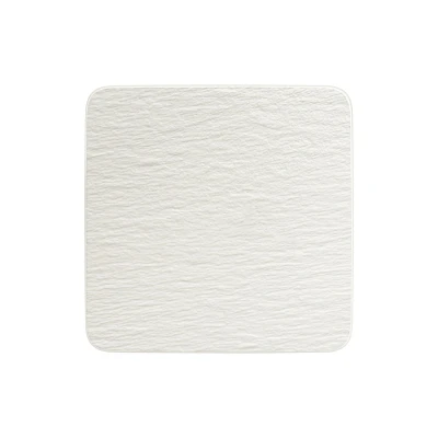 Abbildung von Villeroy &amp; Boch Unterteller / Gourmetteller Manufacture Rock Weiß 32.5 x cm