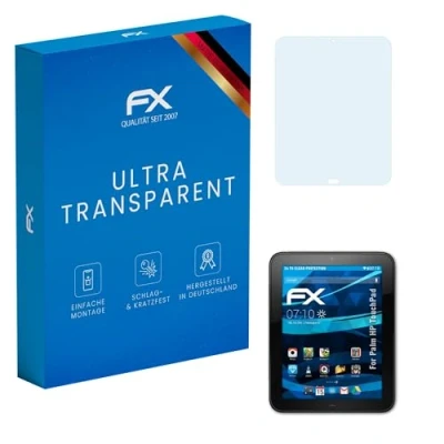 Abbildung von atFoliX Schutzfolie kompatibel mit Palm HP TouchPad Folie, ultraklare FX Displayschutzfolie (2X)