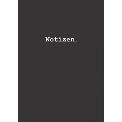 Abbildung von Notizen. Extra dickes Notizbuch A4: DIN A4, liniert. Softcover. 600 Seiten. Journal Zeichenbuch