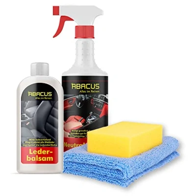 Abbildung von ABACUS® Lederreinigung &amp; Pflege Set 1 (7506)