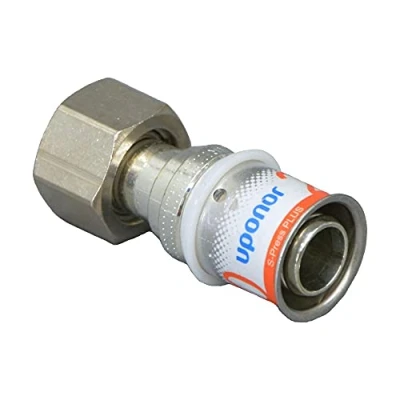 Abbildung von Uponor S Press Plus Schraubkupplung Mutter Innengewinde x 3/4&#039;&#039; 16mm Messing Kiwa