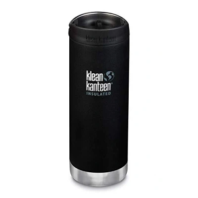 Abbildung von Klean Kanteen Unisex Erwachsene TKWide VI Trinkflasche, Shale Black (matt), 473ml