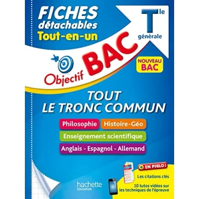 Abbildung von Objectif BAC Fiches détachables enseignements communs Terminale