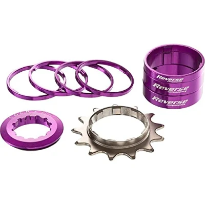 Abbildung von Singlespeed Kit 13T Ritzel + 7 Spacer purple
