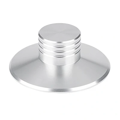 Abbildung von ASHATA Plattenspieler Disc Record Gewicht,Aluminium Schallplatten Plattenstabilizer LP Rekord Stabilisator,Clamp Plattenklemme Schallplattenauflagegewicht für