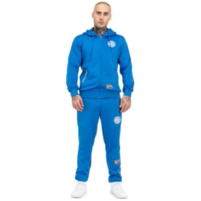 Abbildung von BENLEE Herren Trainingsanzug mit Kapuze schmale Passform RYLIN L, Royal Blue/White