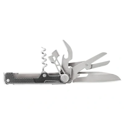 Abbildung von Gerber Taschenmesser mit 8 Funktionen, Multitool glatter Klinge, ArmBar Cork, Dunkelgrau, Edelstahl/Aluminium, 31 003829