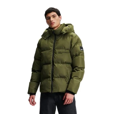 Abbildung von Karl Lagerfeld Jeans Winterjacke, Herren, Größe: XL, Ivy green