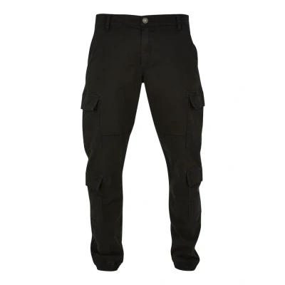 Abbildung von Urban Classics Herren Hose Double Cargo Twill Jogging Pants Black 28