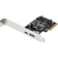Abbildung von SilverStone SST ECU03 PCI E Erweiterungskarte 1x USB 3.1 Typ C, A, 10Gbps, low profile geeignet