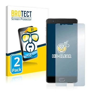 Abbildung von BROTECT (2 Stück Schutzfolie für OnePlus 3 Displayschutz Folie Ultra Klar