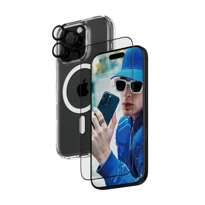 Abbildung von 0 PanzerGlass® 3 in 1 Protection Schutzset für iPhone 16 Pro