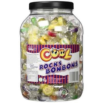 Abbildung von Cool Rocks Bonbons in attraktiver Dose zum Wiederverschließen, 1er Pack (1 x 1 kg)
