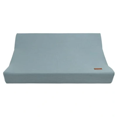 Abbildung von Baby&#039;s Only Baby Wickelauflagenbezug 45x70 cm Bezug für Wickelauflage Breeze Abwaschbare Wickeltischauflage Aus Baumwolle Hydrophilen Stoff Stonegreen