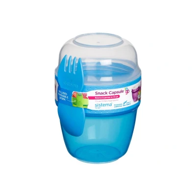Abbildung von Sistema Snack Capsule to Go, Snackbecher, 515ml, farblich Sortiert
