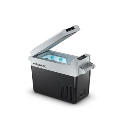 Abbildung von DOMETIC CFF 20 Tragbare Kompressor Kühlbox 21L 12/24V 220/240V Kühlung bis 18 C Elektrische Kühlbox, Gefrierbox Auto, LKW, Boot, Reisemobil, Gray