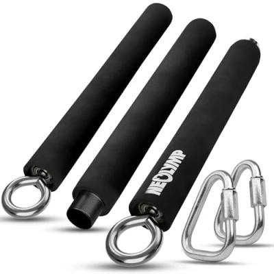 Abbildung von NEOLYMP Trainingsband Widerstandsbänder Fitness Stange Inkl. Karabiner Pilates Bar, Kompatibel mit Fitnessbändern, Resistance Bands &amp;