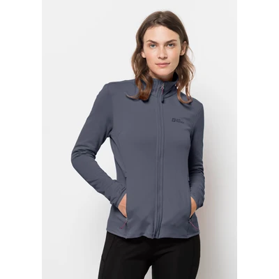 Abbildung von Jack Wolfskin PEAK GRID W Sweatjacke, Damen, Größe: XXL, Dolphin