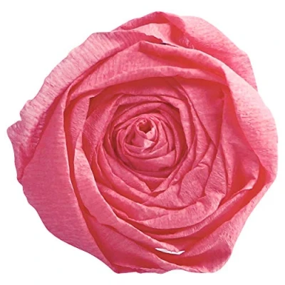 Abbildung von Clairefontaine 903060C Packung mit 10 Bögen Krepppapier, 2,5 x 0,5m, ideal für kreativen Hobbies, 1 Pack, rosa