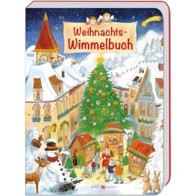 Abbildung von Weihnachts Wimmelbuch. Macht die Adventszeit mit Kindern noch schöner: Farbenfrohes Pappbilderbuch ab 2 Jahren Weihnachtsgeschichten zum Vorlesen (Wimmelbücher)