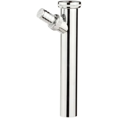 Abbildung von Kirchhoff Siphon, Chrom, 1 1/4&quot; x 3/4&quot;T 200 32 mm, mit Waschgeräteanschluss