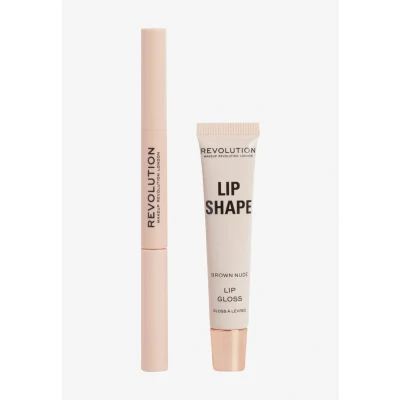 Abbildung von Makeup Revolution LIP Shape KIT Lippenmakeuppalette, Größe: One Size, Brown nude