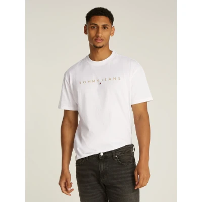Abbildung von Tommy Jeans T Shirt &quot;TJM REG GOLD LINEAR LOGO TEE EXT&quot;