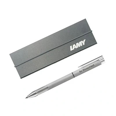 Abbildung von Lamy Mehrsystemschreibgeräte Logo twin pen Modell 606 brushed/strichmattiert/inkl. Laser Gravur