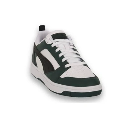 Abbildung von Puma Rebound V6 Low Unisex Sneaker, White Black Dark Myrtle, 42 EU