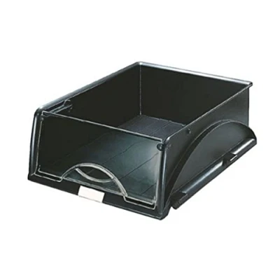 Abbildung von Leitz Ablagekorb A4, 4er Pack, Ideales Sortier und Ablagesystem für Poststellen Kopierräume, Schwarz, Sorty, 52310095