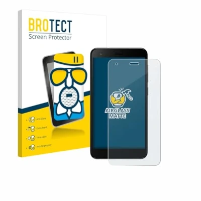 Abbildung von BROTECT Entspiegelungs Schutzglas für ZTE Blade A35 lite Schutz Folie Glas Matt [Extrem Kratzfest 9H, Anti Reflex, Fingerprint]
