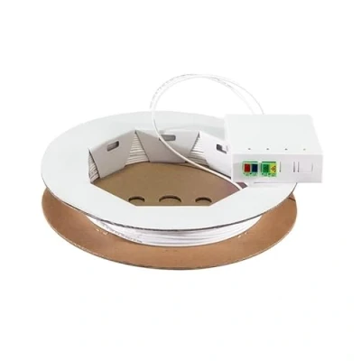Abbildung von LOGILINK FTTH Anschlussbox FB4LC50, 2X LCD/APC, mit 50 m Anschlusskabel
