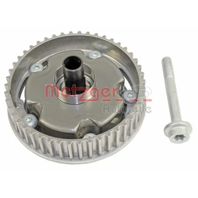 Abbildung von METZGER 2410096 Nockenwellenversteller Einlassseite mit Hülse Schraube OPEL: Vectra C Caravan, Astra H TwinTop, Caravan