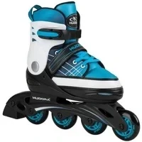 Abbildung von Hudora Inlineskates Basic Kinder Rollschuhe, größenverstellbar (4 Größen), Push Lock Schnalle