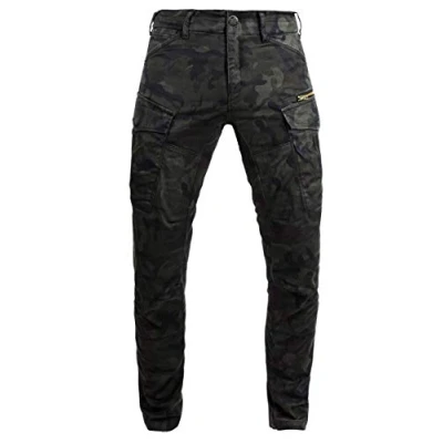 Abbildung von John Doe Stroker Cargo XTM Motorradhose Atmungsaktiv Motorrad Hose mit Seitentaschen Protektoren sind enthalten