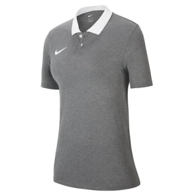 Abbildung von Nike Performance Poloshirt, Damen, Größe: Large, Grauweiss