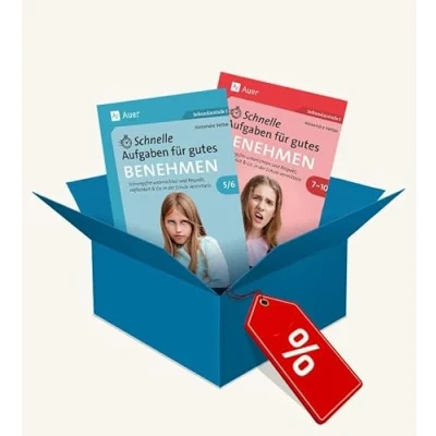 Abbildung von Paket: Schnelle Aufgaben für gutes Benehmen: Klassen 5 bis 10