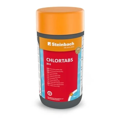 Abbildung von Steinbach Poolpflege Chlortabs 20g, 1 kg, Chlorprodukte, 0757201TD00