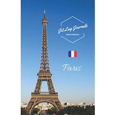Abbildung von JetLagJournals Reisetagebuch Paris: Erinnerungsbuch zum Ausfüllen Selberschreiben für den Paris Urlaub Reisenotizbuch