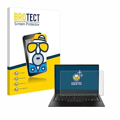 Abbildung von BROTECT Entspiegelungs Schutzfolie für Lenovo ThinkPad X1 Carbon (6. Gen.) Matte Displayschutz Folie, Anti Reflex, Fingerprint