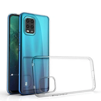 Abbildung von CoverKingz Handyhülle für Xiaomi Mi 10 Lite Silikonhülle Soft Case Bumper Durchsichtig Handy Hülle Slim Cover Transparent