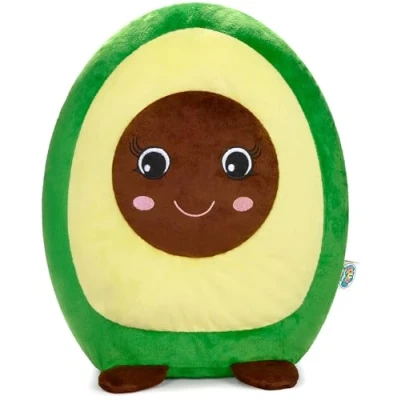 Abbildung von SQUISHBRUBIES Kuscheltier Anna die Avocado 35 cm Stofftier Superweich (1 St., Grün und Braun), Plüschtier zum Kuscheln, Verschenken Sammeln
