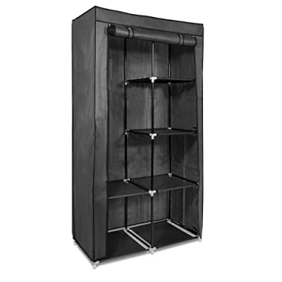 Abbildung von Navaris Stoffschrank Stoff Kleiderschrank 88x170x45cm faltbar aus Vlies (1 St)